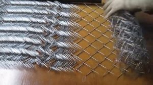 Как правильно раскрутить компактный рулон сетки рабица