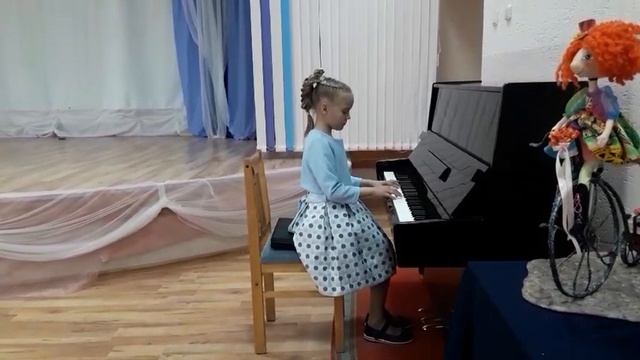 Левонюк Ника, 8 лет. А. Серов "В стиле рэгтайм" смотреть онлайн