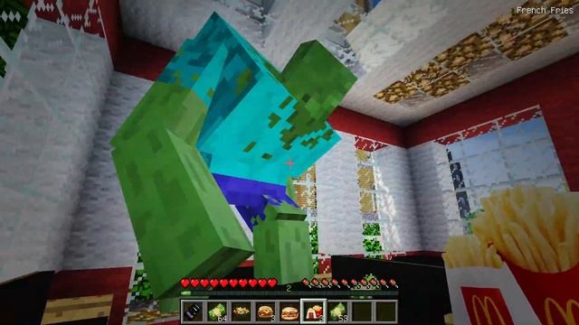 ЗОМБИ МАКДОНАЛЬДС ПРОТИВ ЦУНАМИ В МАЙНКРАФТЕ! КАК ВЫЖИТЬ ЗОМБИ МУТАНТ В МАЙНКРАФТ! KIDS мультик смотреть онлайн