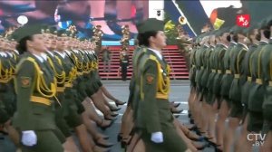 Women in Uniform - Belarus Female Soldiers in Victory Day Parade - Женщины в погонах (1080P)