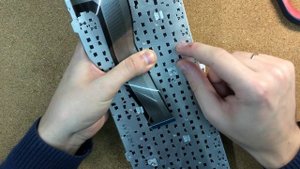 Замена разборной (спаянной) клавиатуры на ноутбуке HP 4740 \ Keyboard Replacement