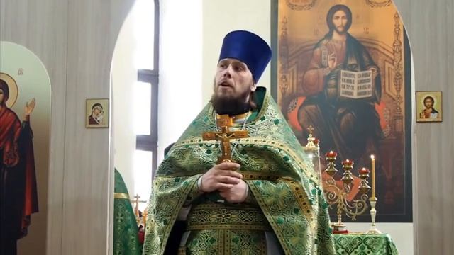 Воскресная проповедь настоятеля храма на праздник Входа Господня в Иерусалим, 25 апреля 2021 г. смотреть онлайн