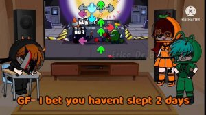 FNF React To Impostor Black Betrayal Blackout // Friday Night Funkin // FNF Among us Mod //