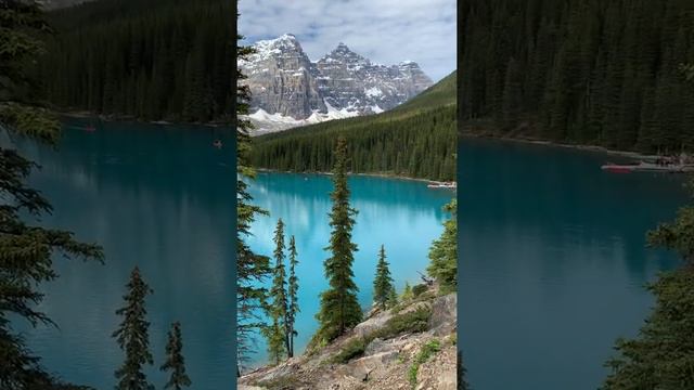 Canada has beautiful blue lakes!