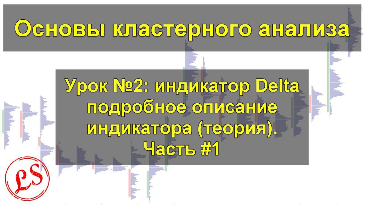 Урок №2_ идикатор Delta подробное описание индикатора(теория). Часть #1. Кластерный анализ.