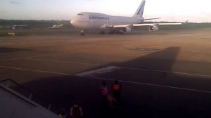 Air France Boeing 747 at Punta Cana International Airport