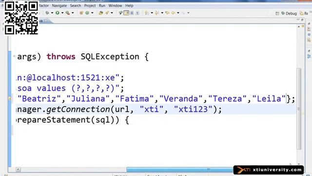 Universidade XTI JAVA 111 JDBC Insert, Batch, add e e смотреть онлайн