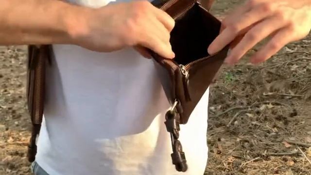 Сумка-Кобура скрытого ношения. (Holster). Натуральная кожа. Ручная работа