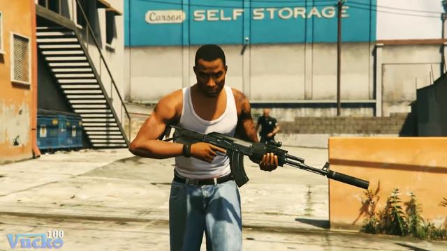 GTA V - CJ meets Franklin Part 3 смотреть онлайн