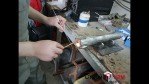 Пайка сегментов на коронку