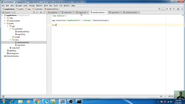 Creating an AngularJS Project Structure