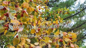 Шёл по улицам Бог. Автор Надежда Тихонова.