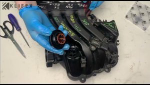 Замена мембраны клапана вентиляции (блока клапанов) VAG 06A198205A