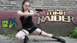 Косплей Лары Крофт (Tomb Raider Lara Croft Cosplay) от pollyfox27 - Epic Con 2022
