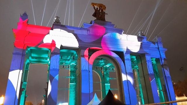 Выставка РОССИЯ на ВДНХ...вечером (4)
