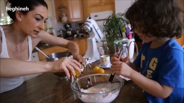 Homemade Lemon Raspberry Ice Cream Recipe - Heghineh Cooking Show смотреть онлайн
