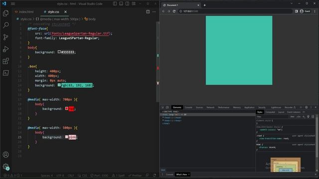 CSS Tutorial # 12 | Media queries in CSS | Hindi/اردو