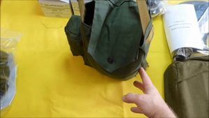 Сумка ГП 7, хранение и ношение противогаза