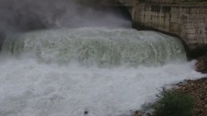 DJI Pantom 4 pro Ирганай гэс выброс воды