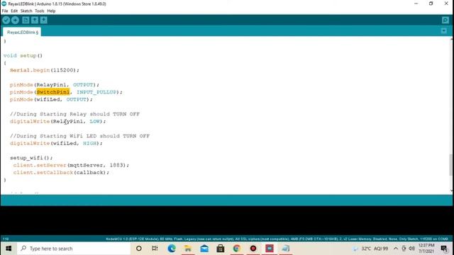 LED ON OFF With Cheapest Claude MQTT Broker REYAX RYC1001. смотреть онлайн