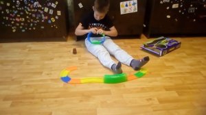 Как пользоваться Magic Tracks! гибкий трек! Светящаяся дорога ! Инструкция! ))