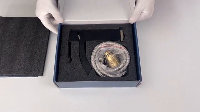 Cмеситель для раковины Hansberge CUBITO H1077BC Черный хром смотреть онлайн