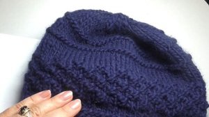 Какую шапку связать  на осень зиму Простая  шапка для  женщин +55