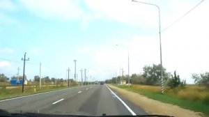 дорога от выезда из порта Кавказ по косе Чушка до пос. Ильич Краснодарский край