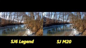 SJCam SJ6 Legend versus M20 Gyro Image Stabilization Test