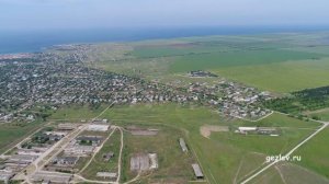 Крым, Черноморское-курорт, с. Новосельское, продажа земли, квартир, домов, вид с квадрокоптера.