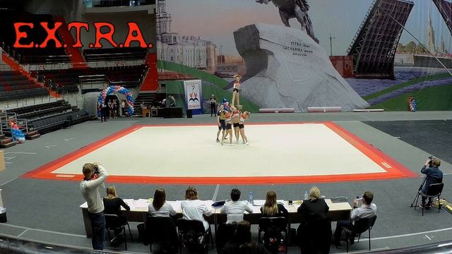 Выступление E.X.T.R.A. juniors «Чир мания» Санкт-Петербург Черлидинг