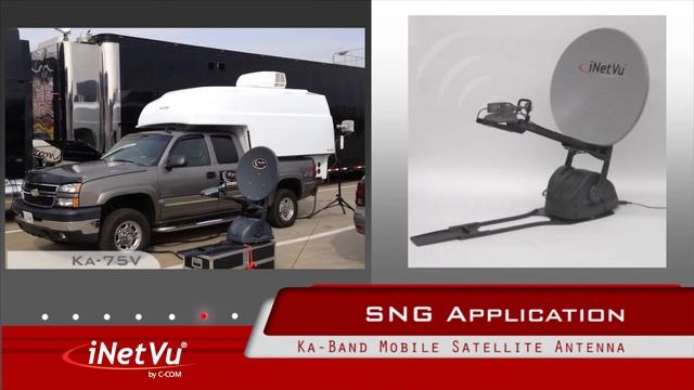 Автомобильный комплект самопозиционирующегося спутникового оборудования iNetVu Ka-75V смотреть онлайн