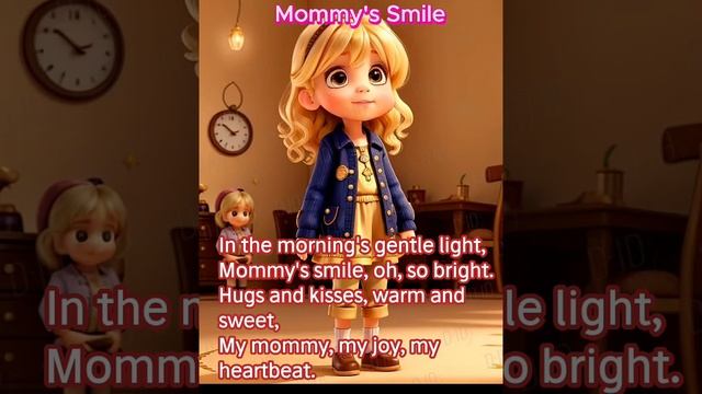 Mommy's smile.English poetry for kids.Poem about mommy.Nursery rhymes.Nursery rhymes about mommy.