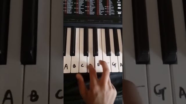 I love the shape of u starting tune on Yamaha-PSR-F51