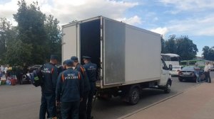 Сотрудники МЧС оказали помощь в убытии вынужденных переселенцев