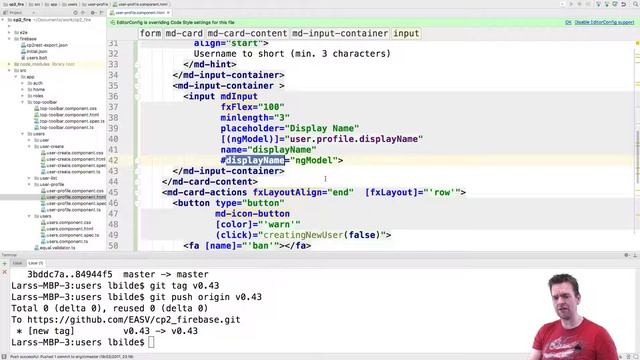 Angular with Firebase part 51 of 70 - Adding a update profile form смотреть онлайн
