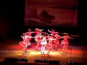 "Девчонки-Соперницы" русский стилизованный танец из архива ОХС "Фиеста" 2012г