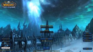 World of Warcraft: Wrath of The Lich King Login Screen