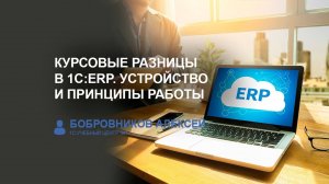 Курсовые разницы в 1C:ERP. Устройство и принципы работы (Бобровников Алексей, 1С)