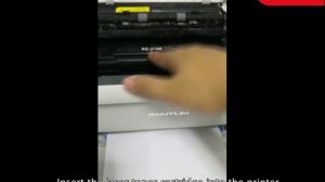 How to fix white vertical line on a print out (Pantum P2500/P2500W/P2506/P2506W)