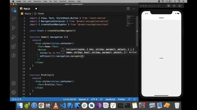 React Navigation | V5 | Stack Navigator | React Native смотреть онлайн