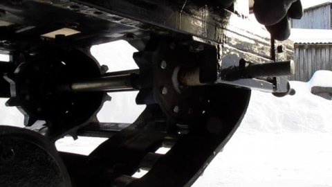 Самодельная мотособака Обзор/ Самодельный мотобуксировщик.