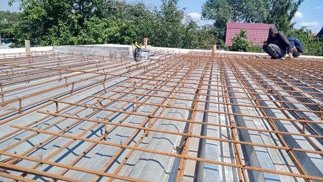 Как правильно должно выглядеть армирование монолитного перекрытия! смотреть онлайн