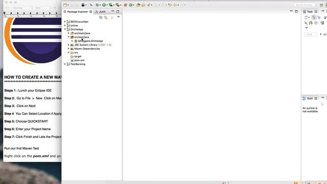How to setup maven project for #selenium Test