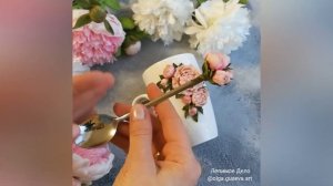 Пионы из запекаемой полимерной глины. Онлайн курс