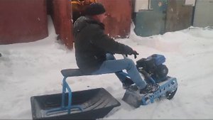 испытания мотособаки Нева мс 1 
часть 2