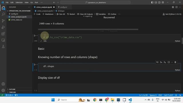 Data Analysis Using Python | Data Analysis Using Pandas | Basic Data Analysis Using Pandas