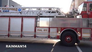 Reading Fire Department Engine 2 & Ladder 3 Responding 9/5/23