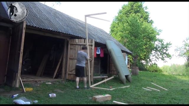 Футбольные ворота своими руками. Дачный футбол. смотреть онлайн