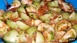 РЕЦЕПТ ЗЕЛЁНЫХ МАРИНОВАННЫХ ПОМИДОР.???